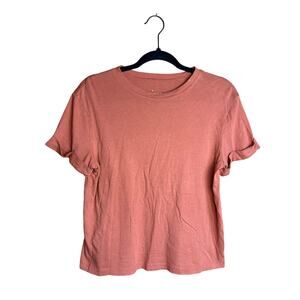 A New Day Women’s Cropped T-Shirt, Terra Cotta, Size S, GUC